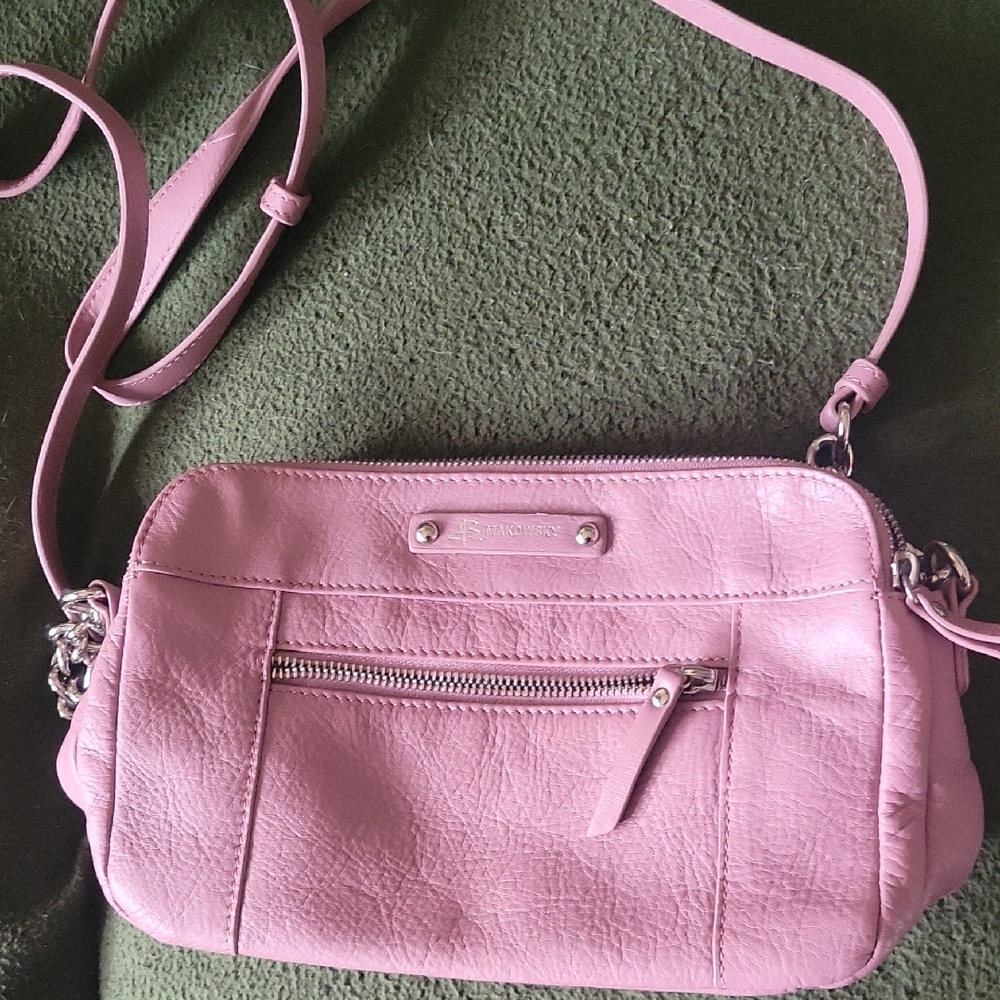 B. Makowski Pink Crossbody Bag